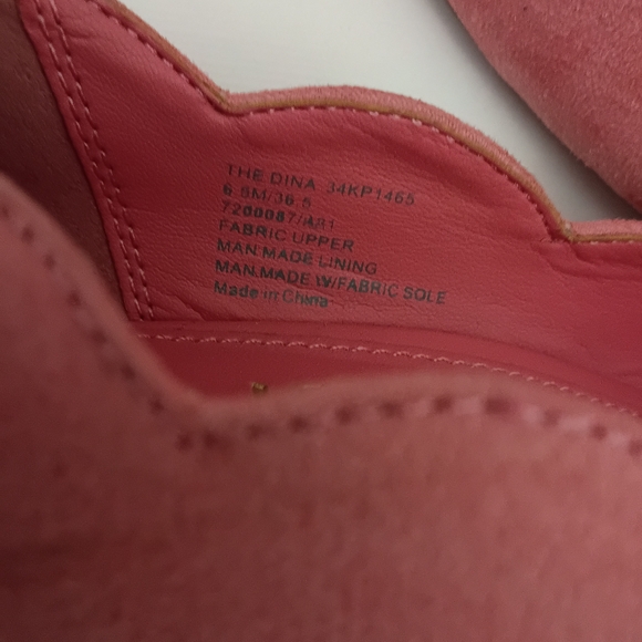 Katy Perry The Dina Microsuede Pink Scalloped Pointed Toe Pumps 6.5 - Picture 7 of 7